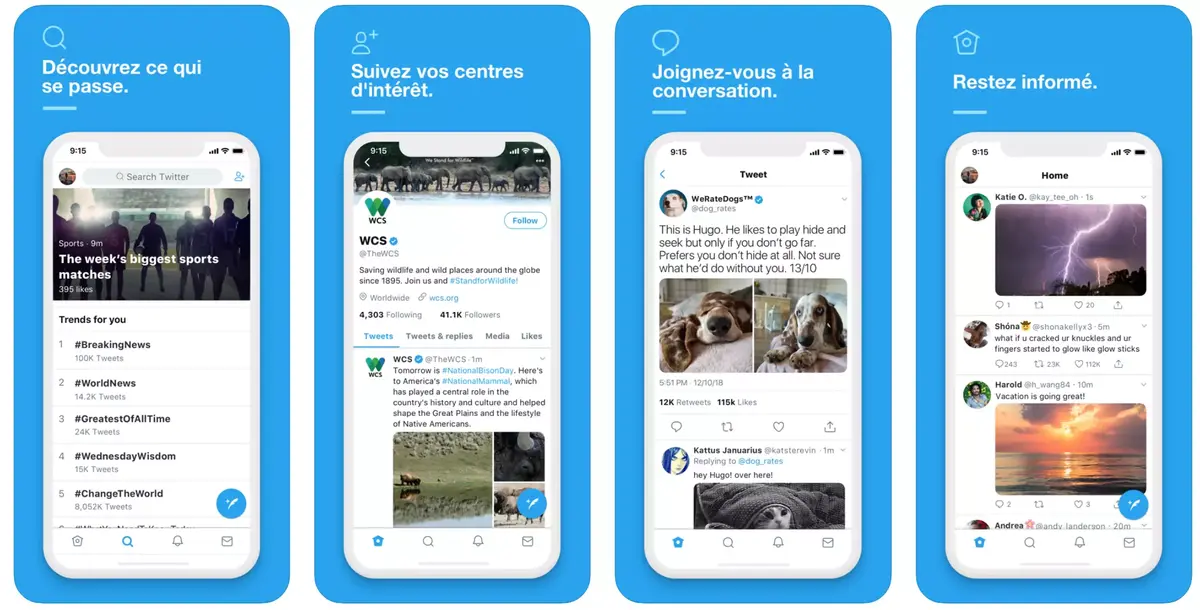 L'app Twitter permet de choisir qui peut répondre aux tweets