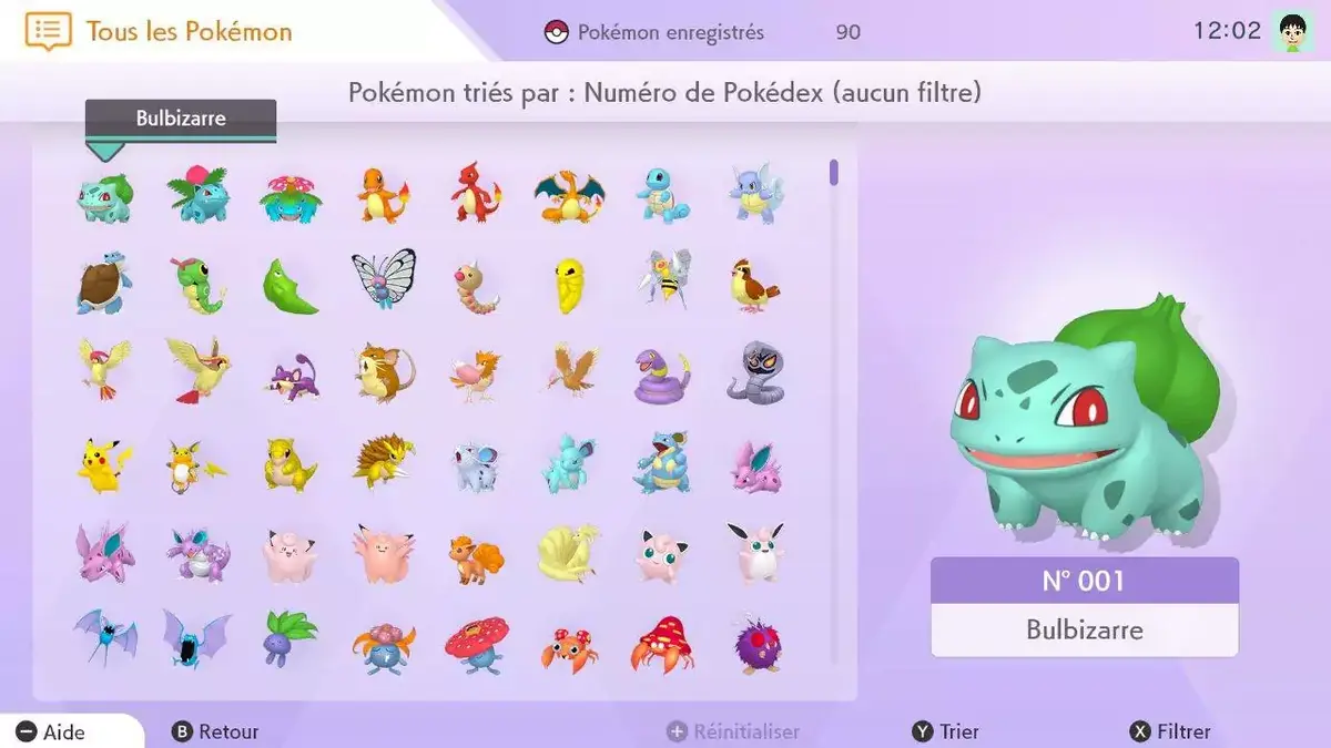 Pokémon HOME améliore ses filtres de recherche et son rangement de Pokémon