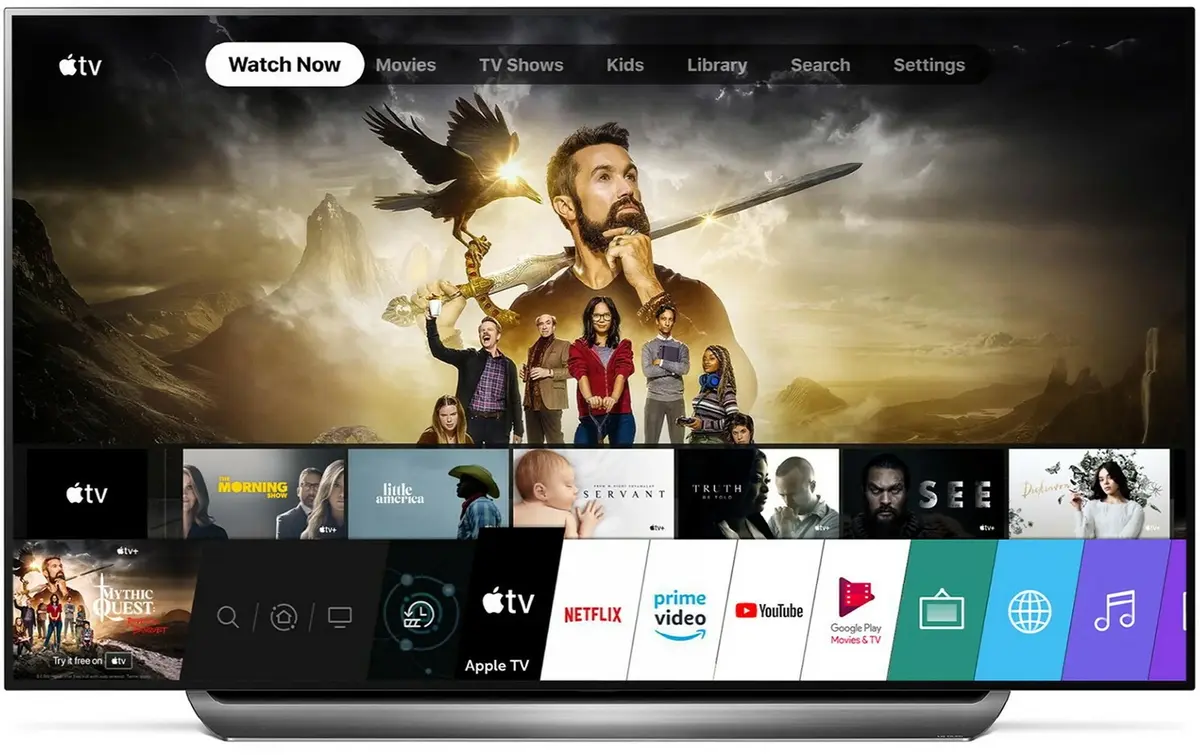 L'app Apple TV dispo sur certains téléviseurs LG 2018