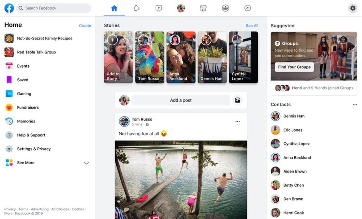 Les petits changements de Facebook (nouvelle interface web) et Instagram (suggestions)