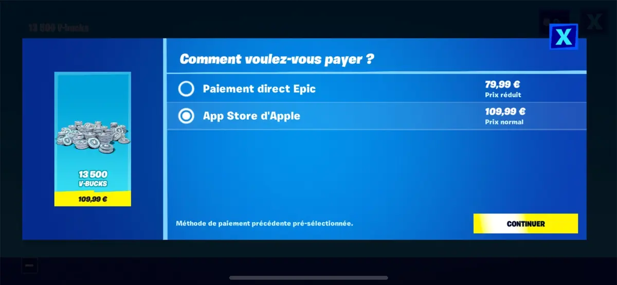 Apple ne peut pas interdire le compte développeur d'Epic, mais Fortnite reste suspendu