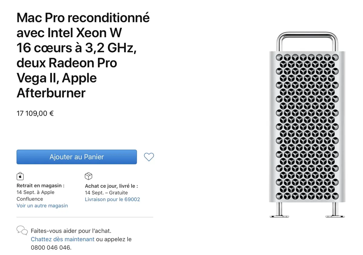 Les Mac Pro 16 et 28 coeurs avec Vega II débarquent sur le Refurb !