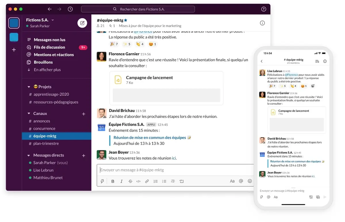 Slack n'envoie plus les messages avant la fin (enfin)