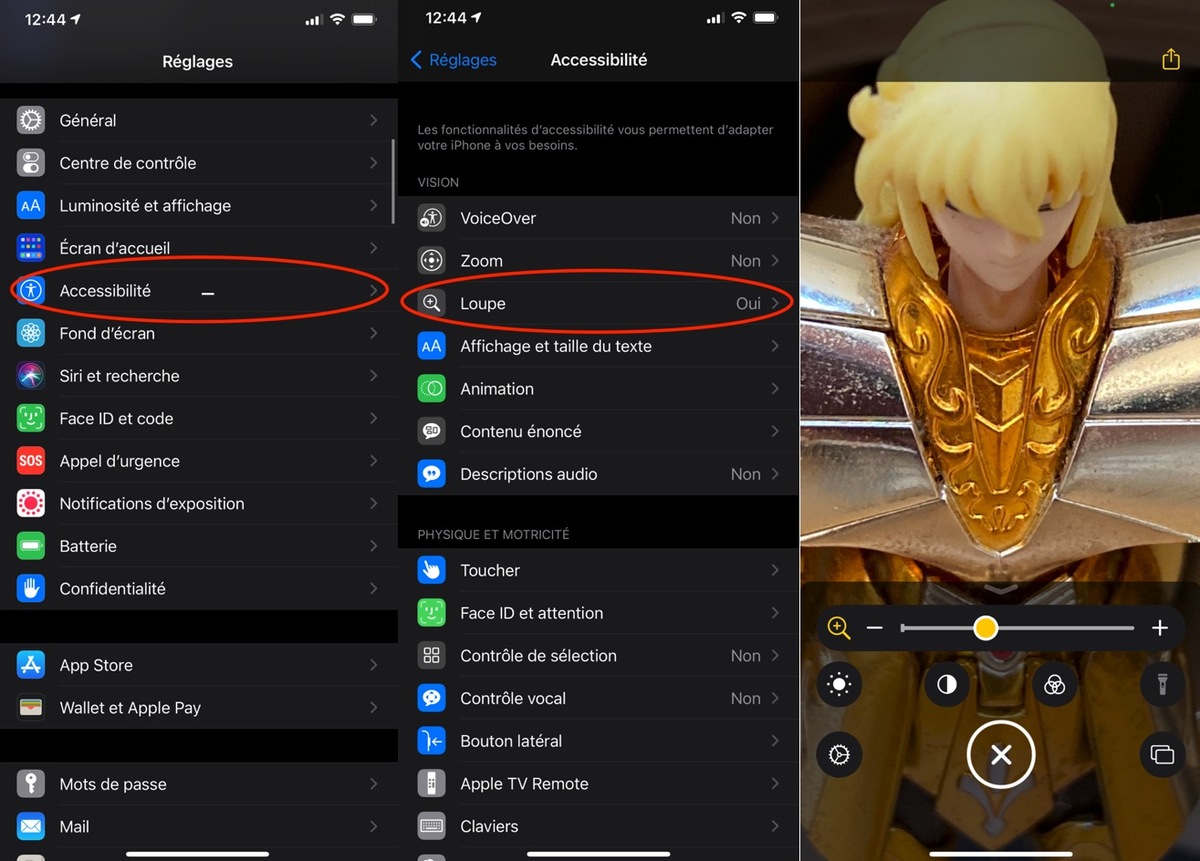 Astuce : comment activer rapidement l'outil Loupe sur iOS/iPadOS