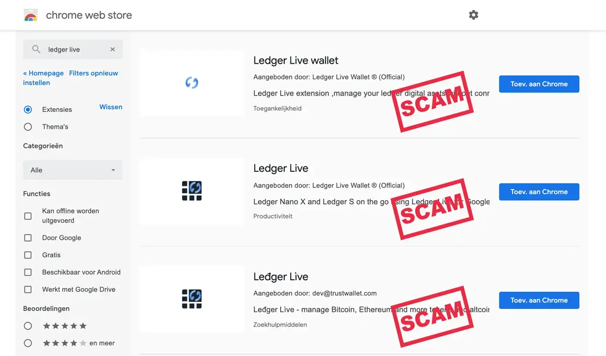 Une fausse app Ledger valid&eacute;e par Apple vole 9,5 millions de dollars en crypto