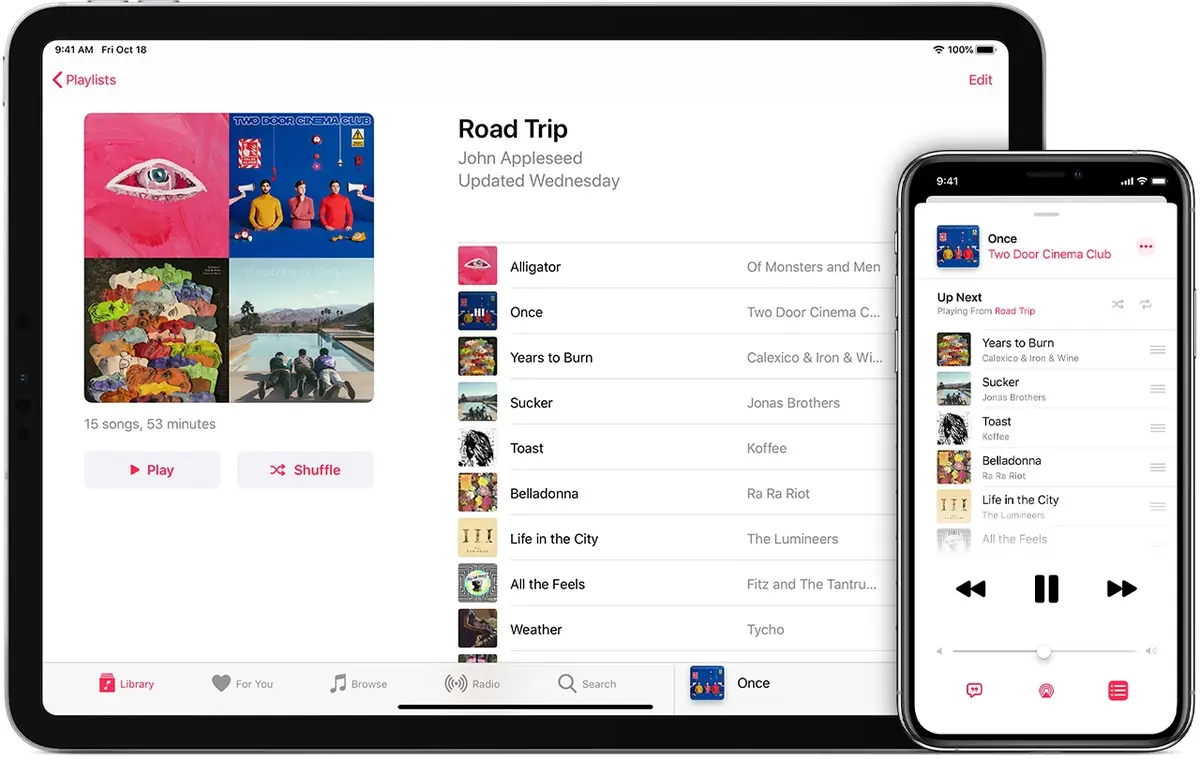 Apple Music pour Android confirme l'offre Apple One