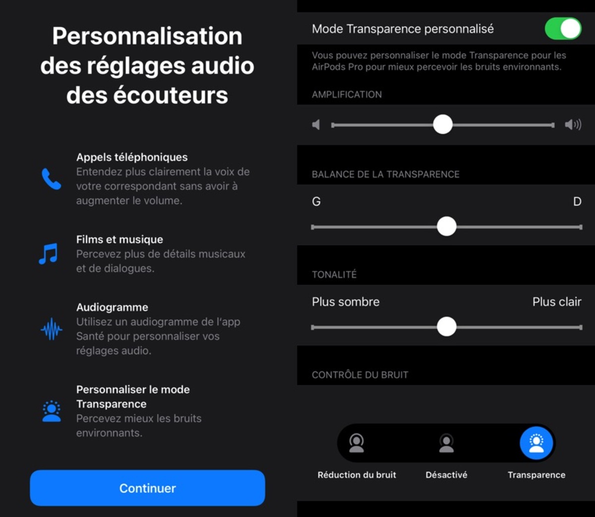 Ios De Nouvelles Options Pour Le Mode Transparence Des Airpods Pro