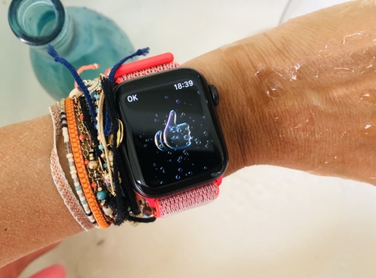 Lavage de 2025 main apple watch