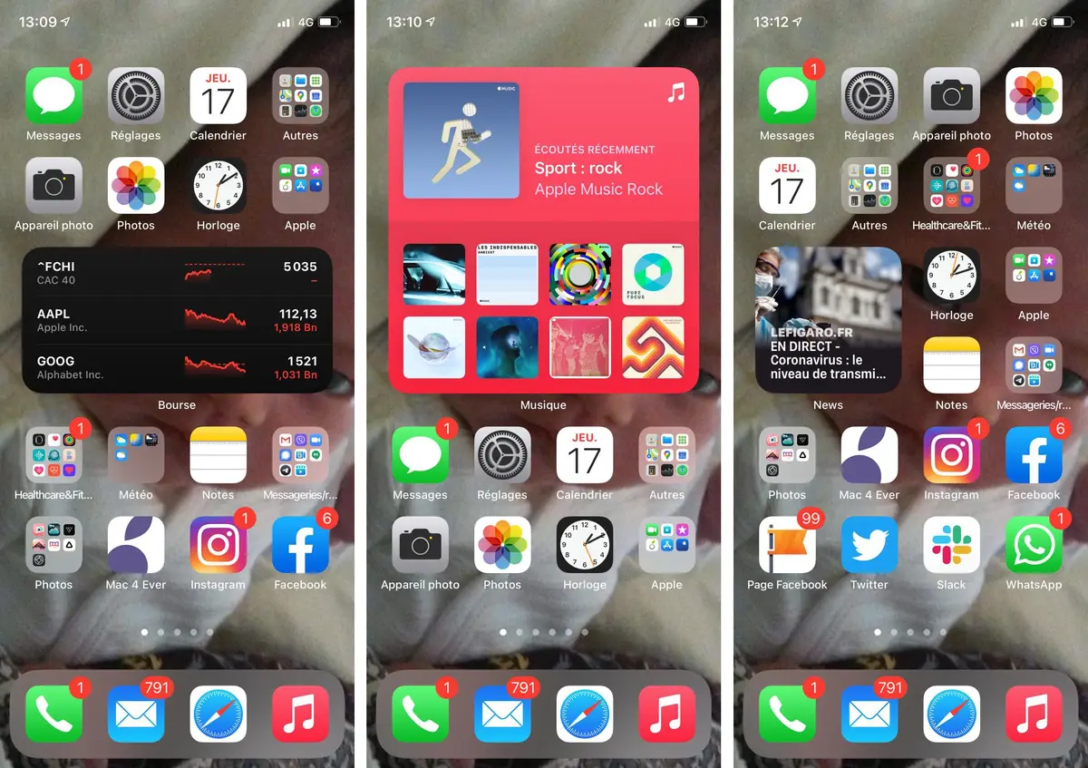 iOS 14 : écran d'accueil, widgets et autres paramétrages