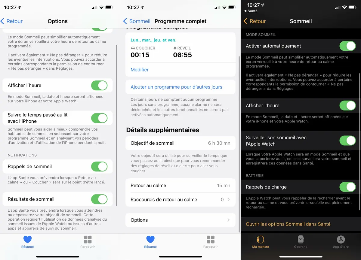 iOS 14 et watchOS 7 : comment configurer son Programme de Sommeil