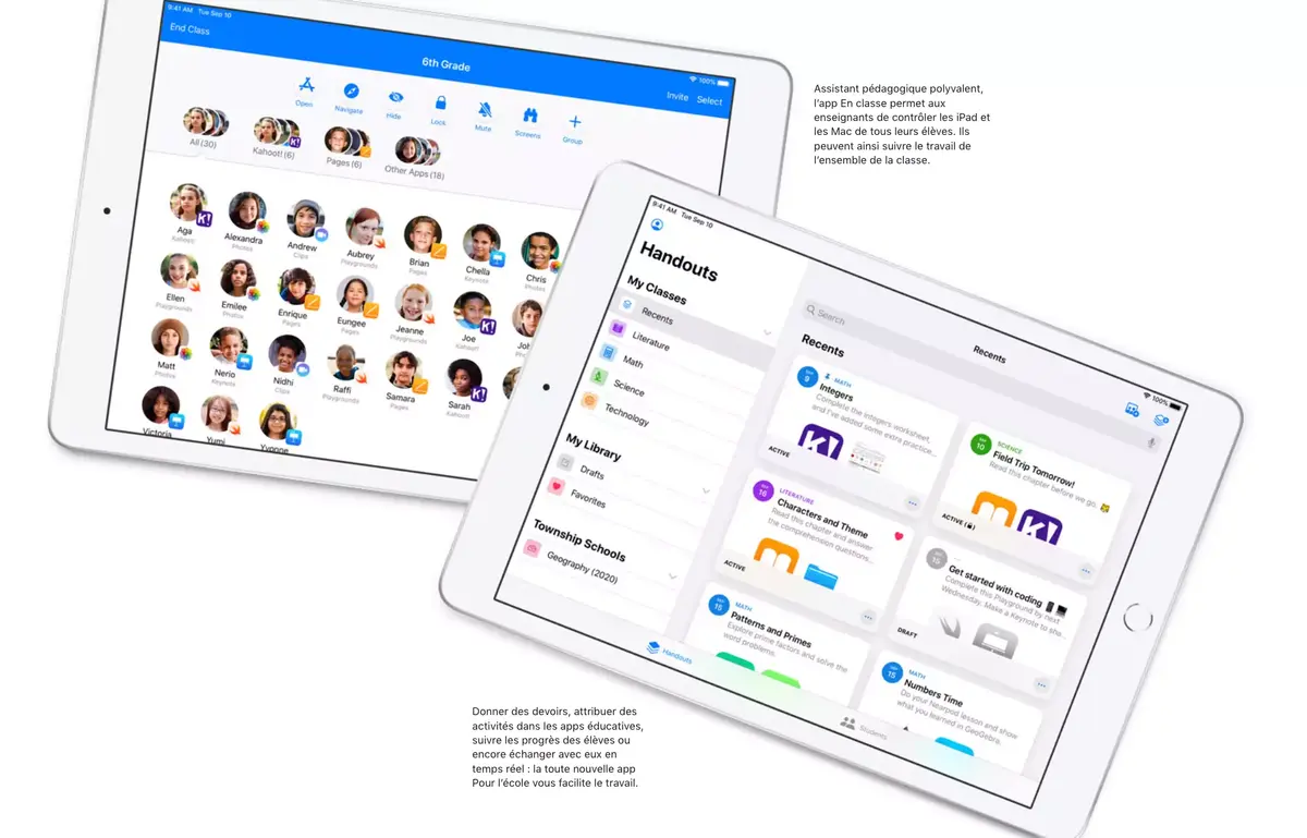 Apple prépare une version 2.1 de "Pour l'école" son app pédagogique