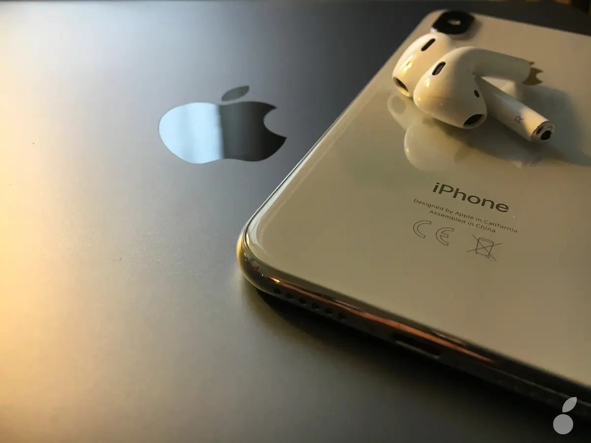 Une paire d'AirPods pour plusieurs comptes iCloud