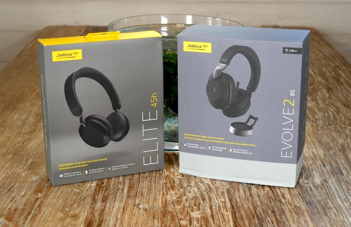 Test express des casques Jabra Elite 45h et Evolve2 85