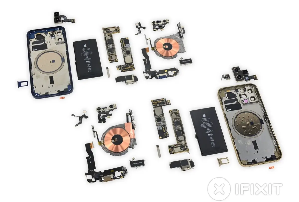 iFixit : modem 5G Qualcomm X55 et un 6 sur 10 en réparabilité pour les iPhone 12/Pro