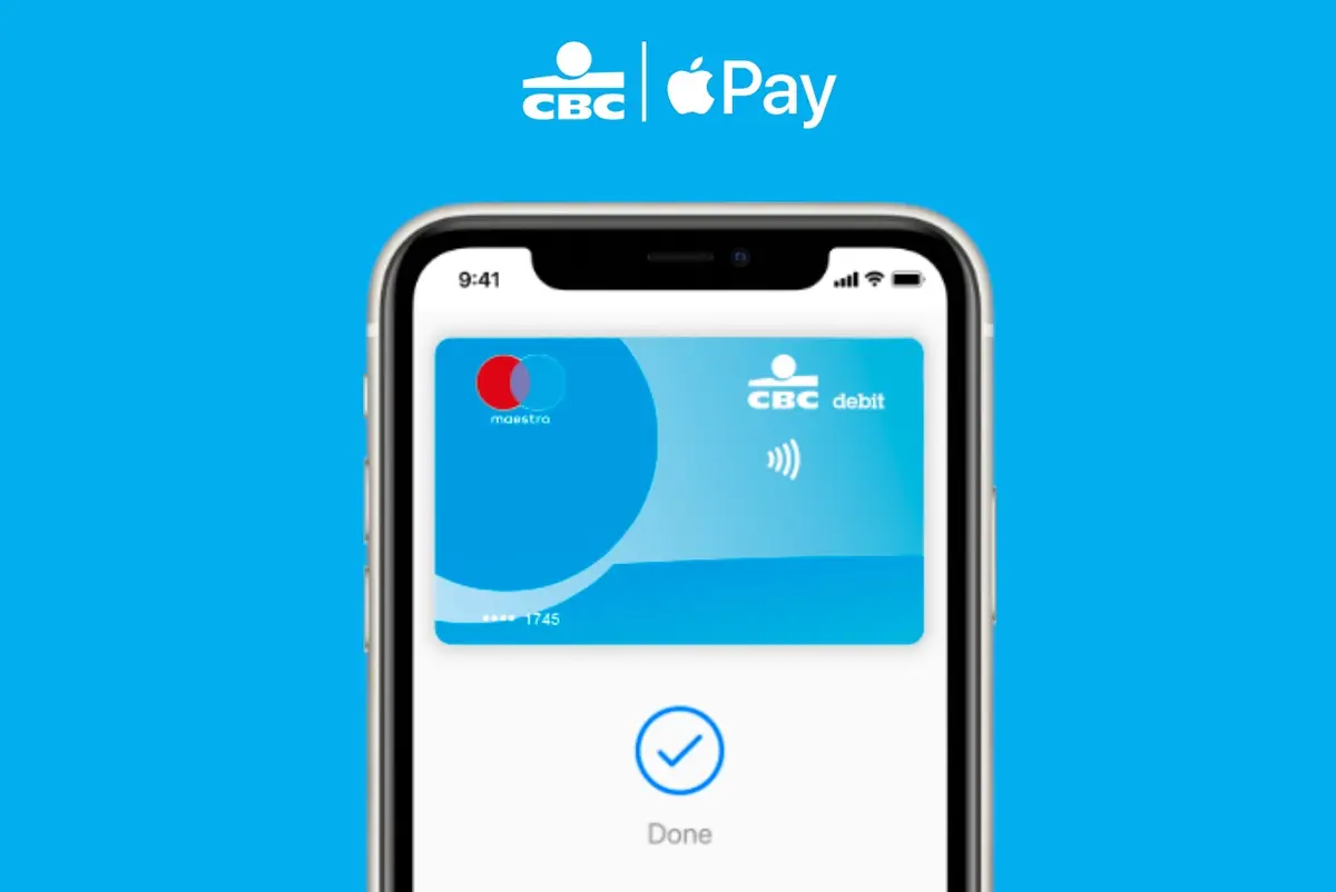 Apple Pay est disponible chez CBC en Belgique