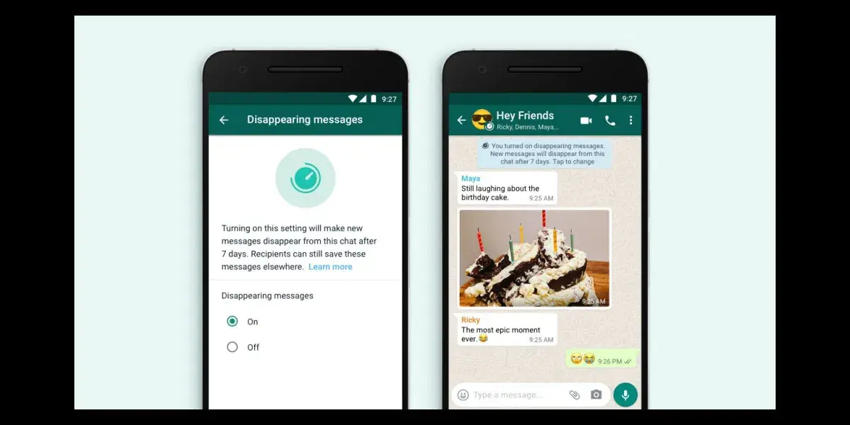 WhatsApp permet de supprimer automatiquement des messages au bout de 7 jours