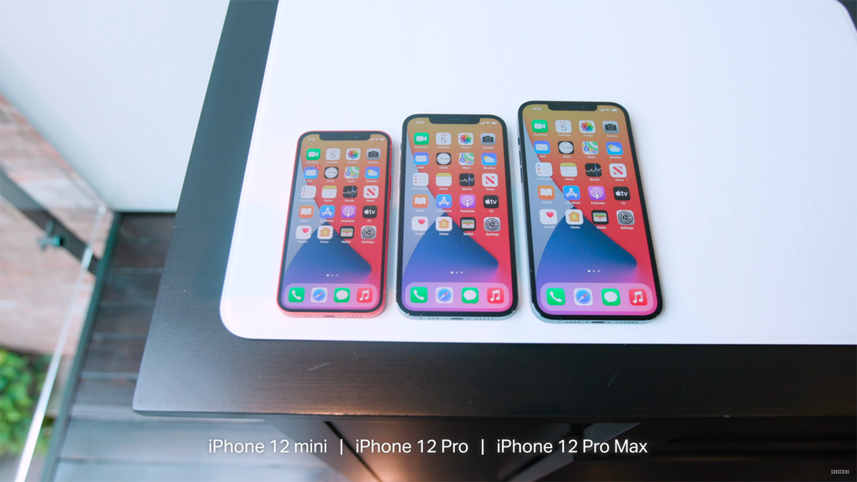 L'image du jour : les premiers iPhone 12 mini et 12 Pro Max se dévoilent