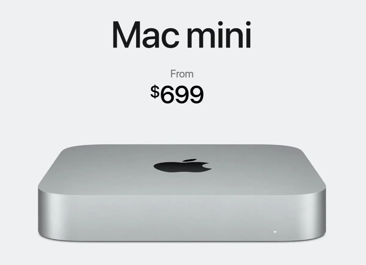 Apple présente le Mac mini avec puce Apple M1, dès 799€