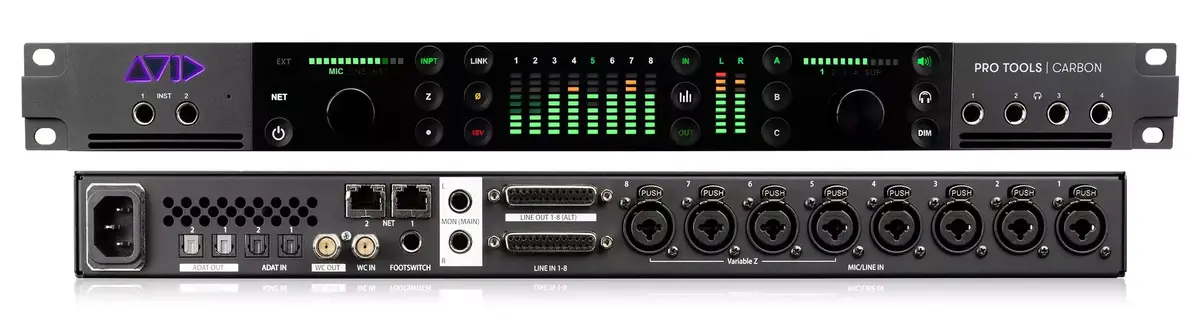 Avid lance l'interface Pro Tools Carbon avec 8 préamplificateurs et 8 DSP HDX