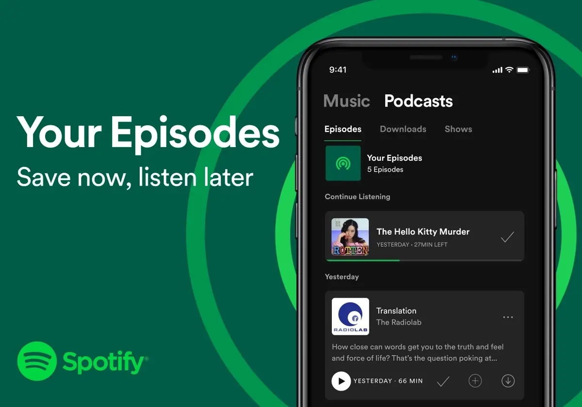 Spotify : un outil de création de listes de lecture de podcasts