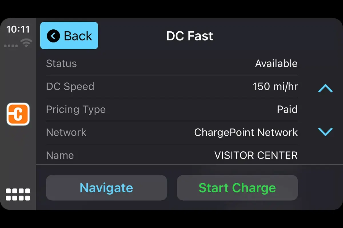 VE : ChargePoint débarque dans CarPlay !