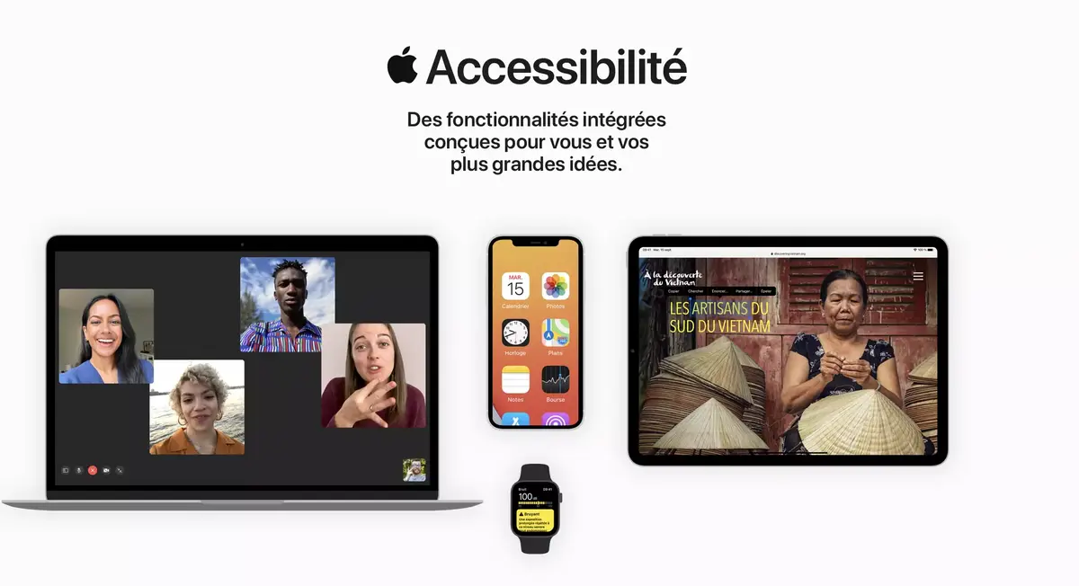 Apple célèbre la Journée internationale des personnes handicapées