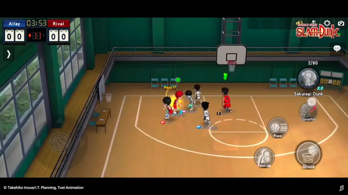 Toei Animation adapte son anime Slam Dunk dans un jeu mobile sur iOS