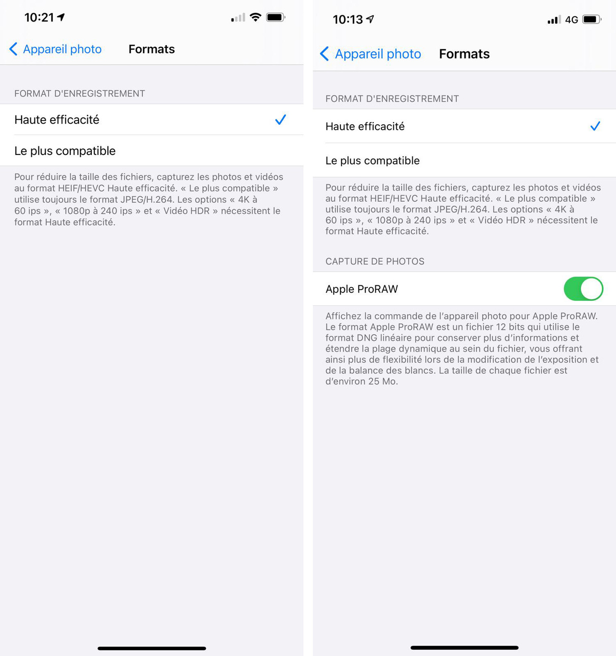 iOS 14.3 : comment activer Apple ProRAW sur son iPhone 12 Pro / Pro max