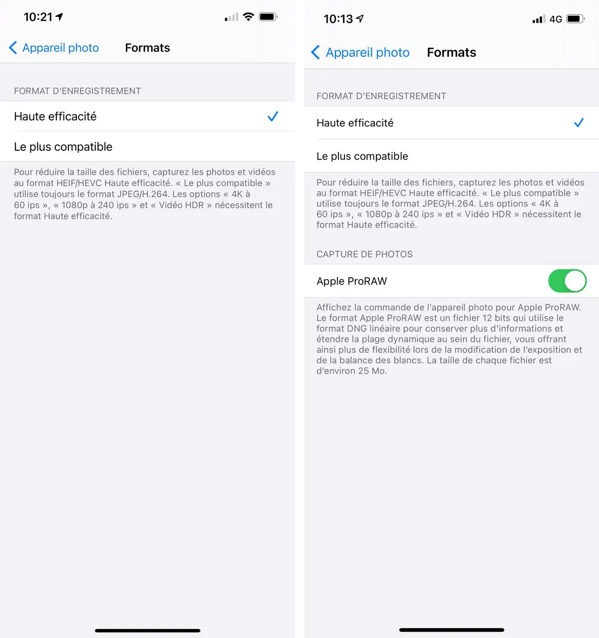 iOS 14.3 : comment activer Apple ProRAW sur son iPhone 12 Pro / Pro max