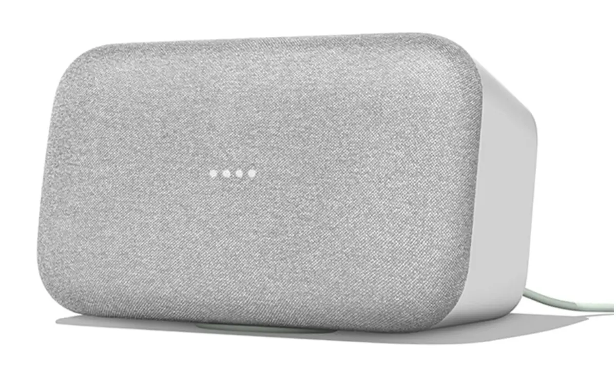 הרמקול המחובר של Google Home Max יוצא החוצה