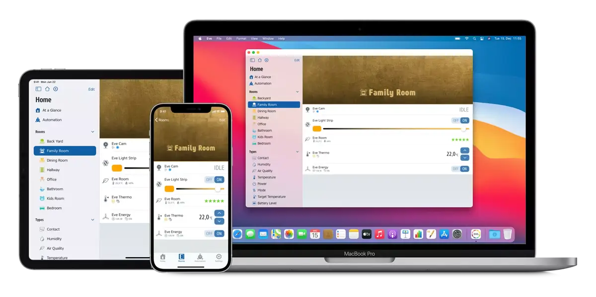 HomeKit : Eve porte son app sur les Mac M1