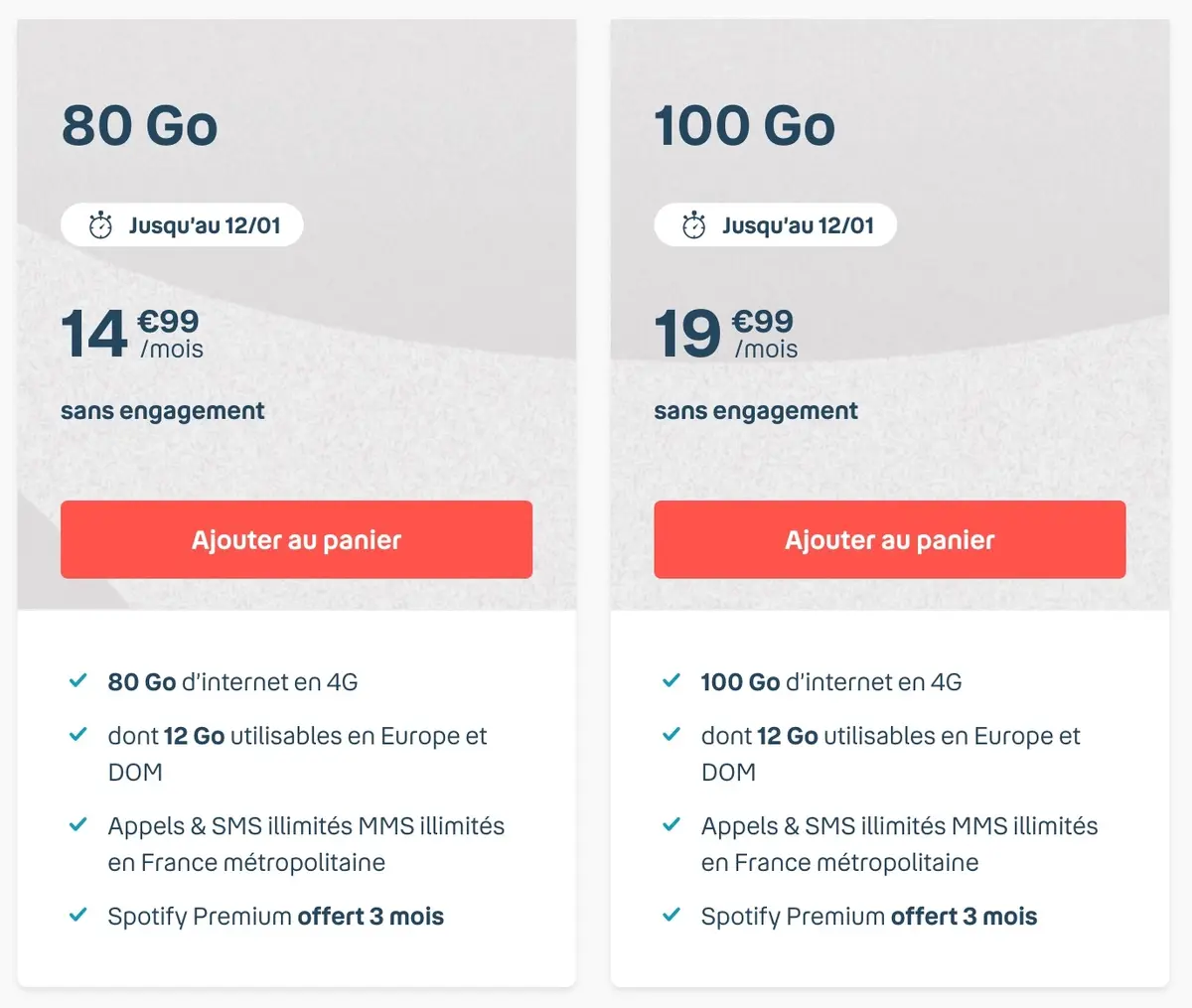 Bons plans opérateurs : des offres sans engagement à partir de 12,99€ (de 70 à 150Go)