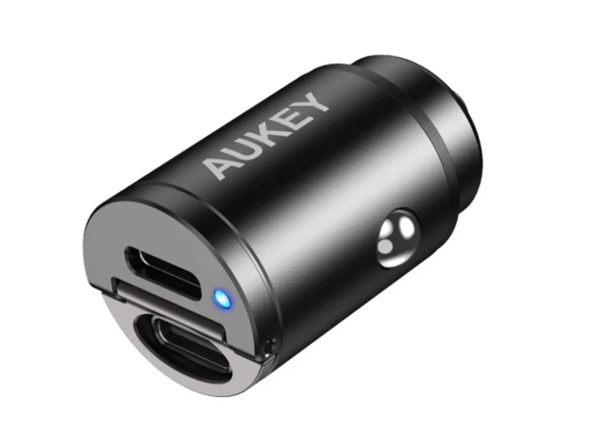 מבצע: מטען לרכב Aukey 30W 2 USB-C ב