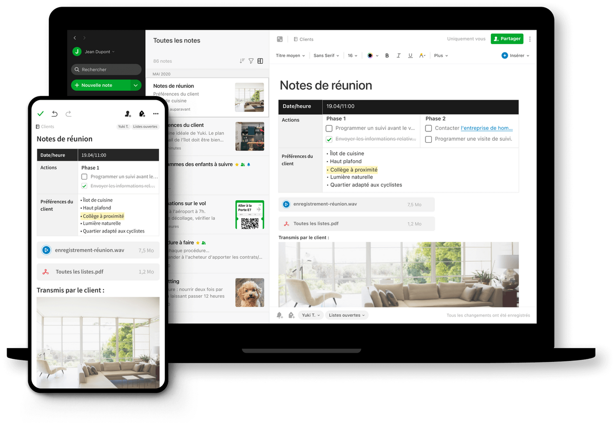 Evernote dévoile un nouvel écran d'Accueil