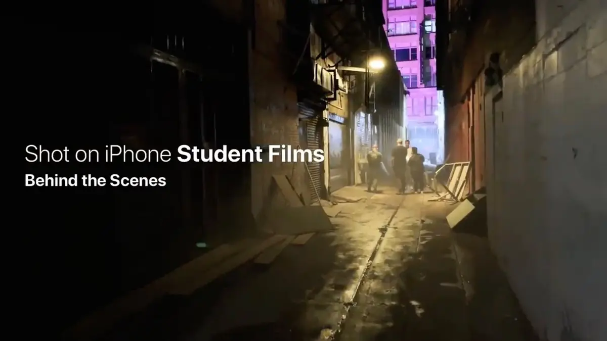 Apple propose de découvrir les coulisses des films étudiants #shotoniphone