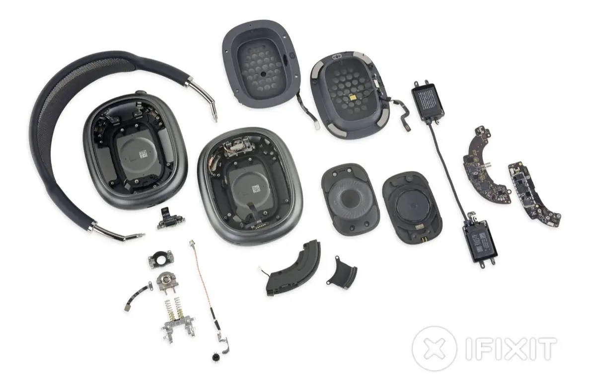 iFixit: AirPods Max זוכים לתיקון של 6 מתוך 10