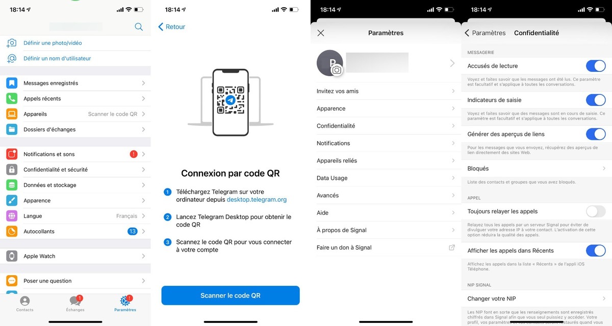 Signal, Telegram, WhatsApp, iMessage : quelle messagerie sécurisée utilisez-vous ou pas ?