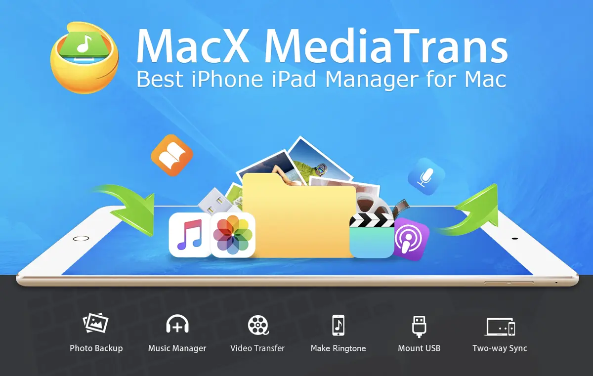 Concours avec MacX MediaTrans (Sauvegarde iPhone) et -70% sur la verison complète