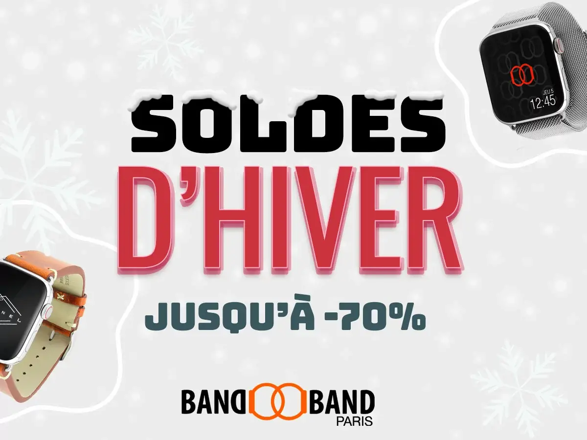 Soldes : jusqu'à -70% sur les bracelets Band-Band pour Apple Watch