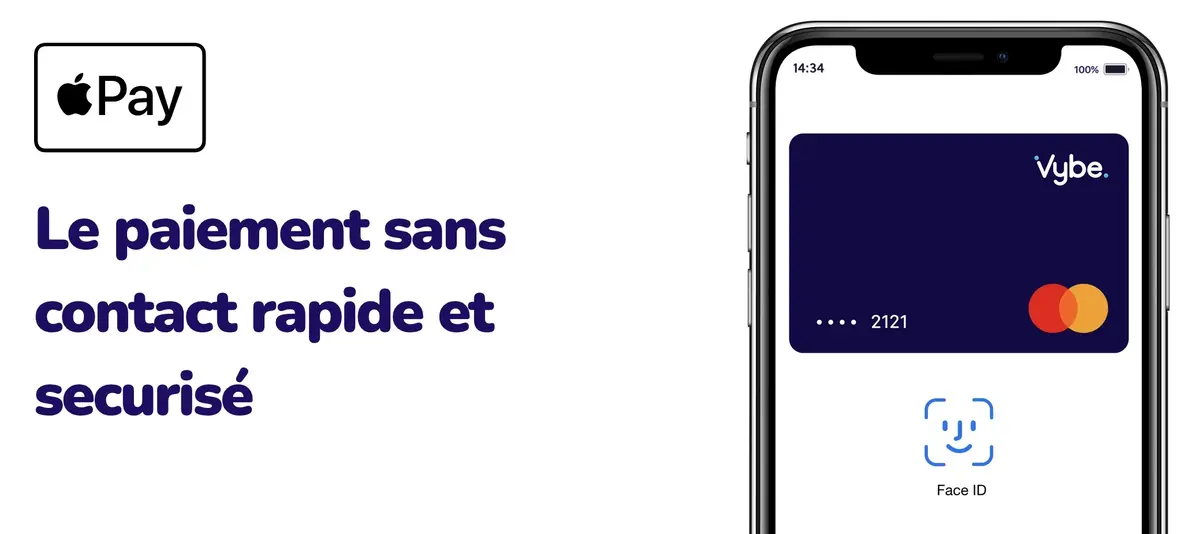 Apple Pay est maintenant disponible avec Vybe