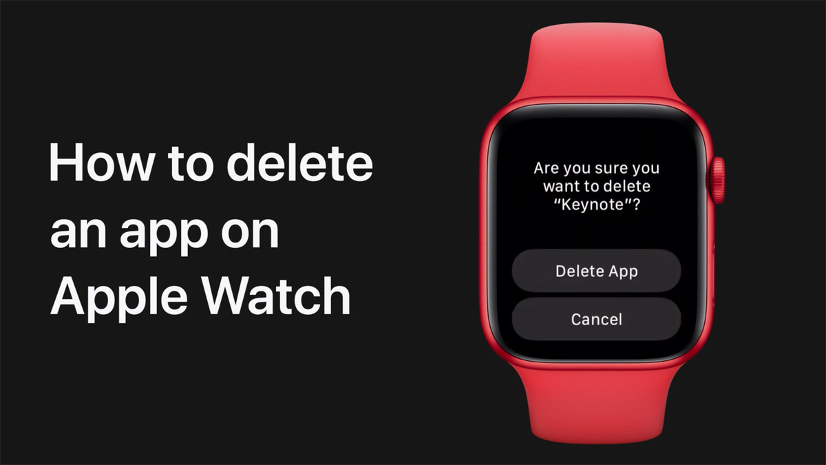 comment supprimer app apple watch