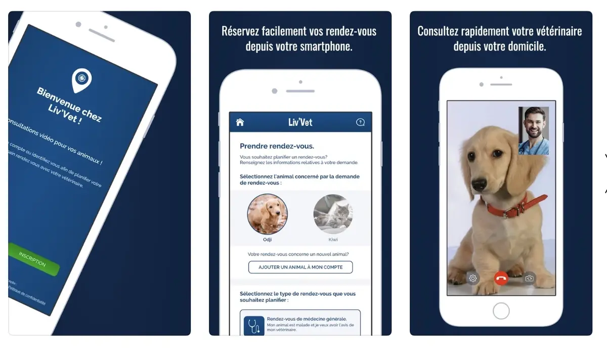 De la téléconsultation pour animaux sur iOS avec le français Liv’Vet