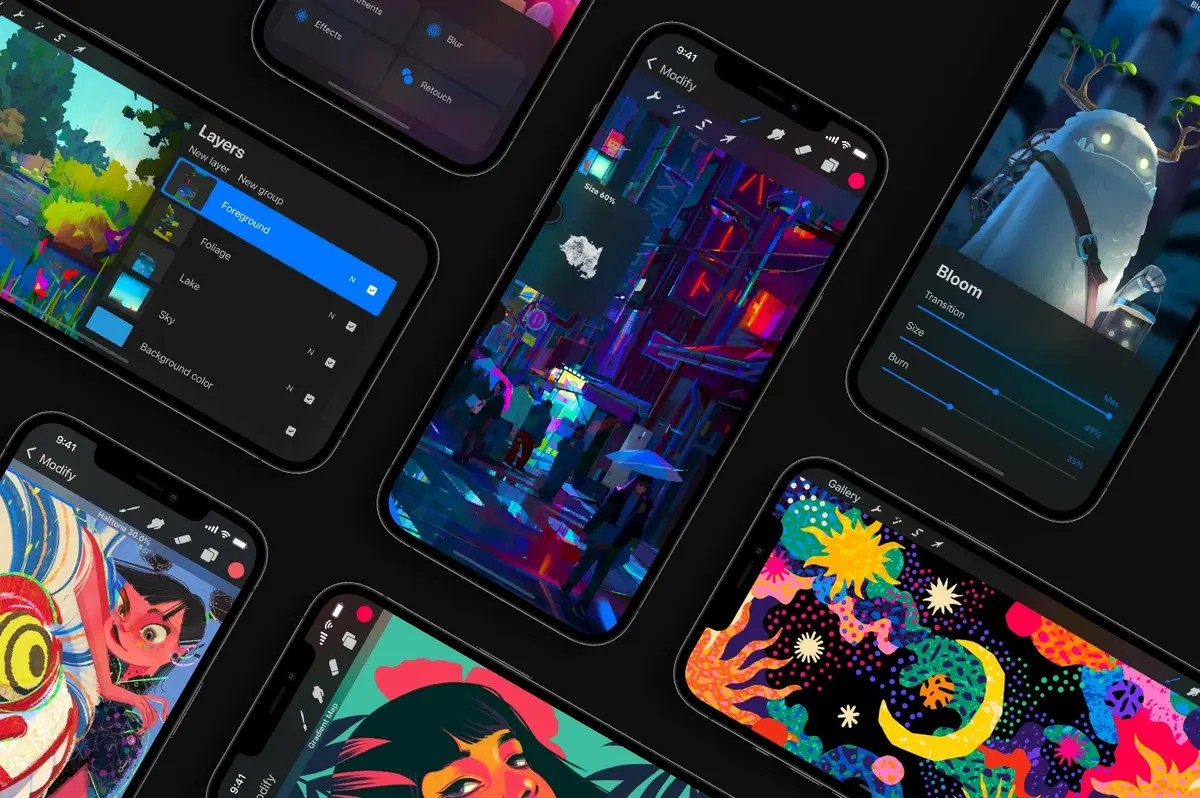 L'app Procreate Pocket propose de nouvelles fonctions inspirées de la version iPad