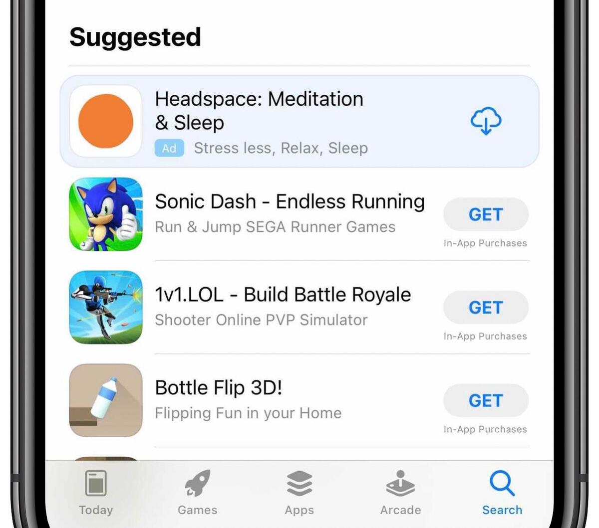 La bêta iOS 14.5 glisse des annonces sponsorisées dans la recherche de l'App Store