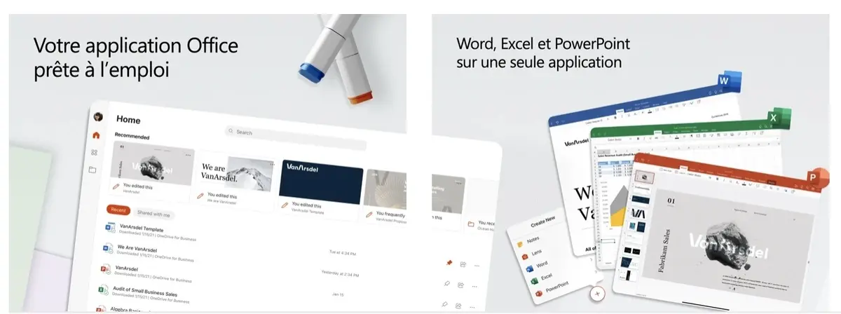 L'app unifiée Office pour iOS désormais compatible iPadOS (avec quelques inédits)