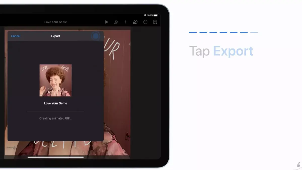 Comment créer des GIF animés depuis Keynote sur son iPhone ou son iPad ?