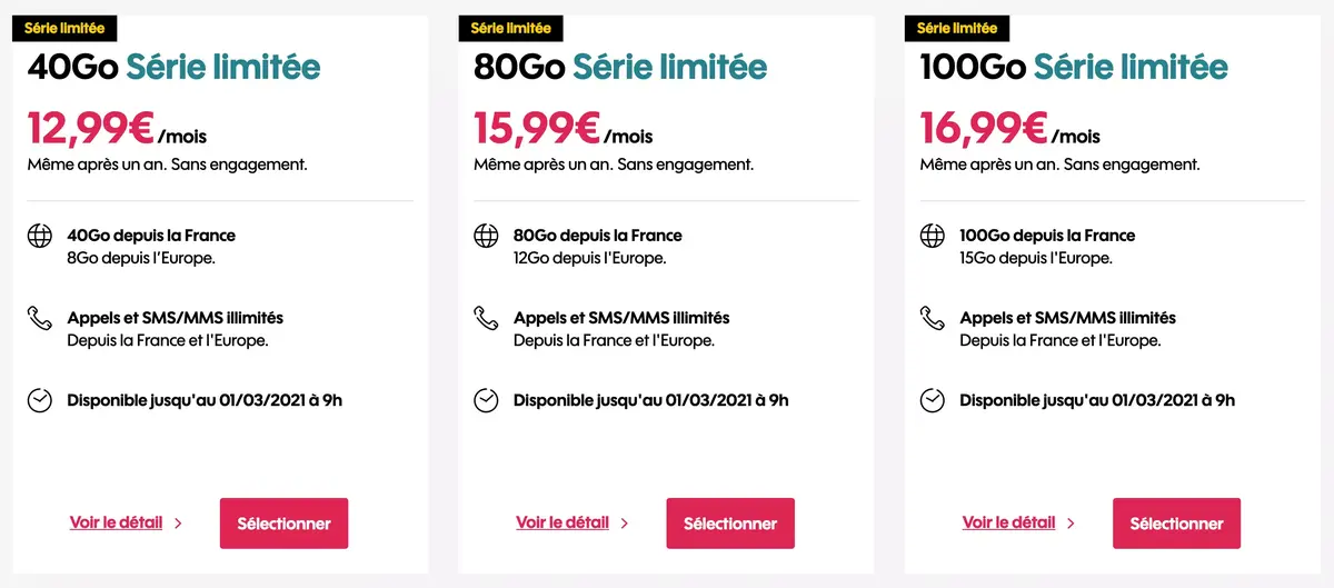 Bons plans opérateurs : 10 offres sans engagement à partir de 4,99€ (de 5 à 200Go)