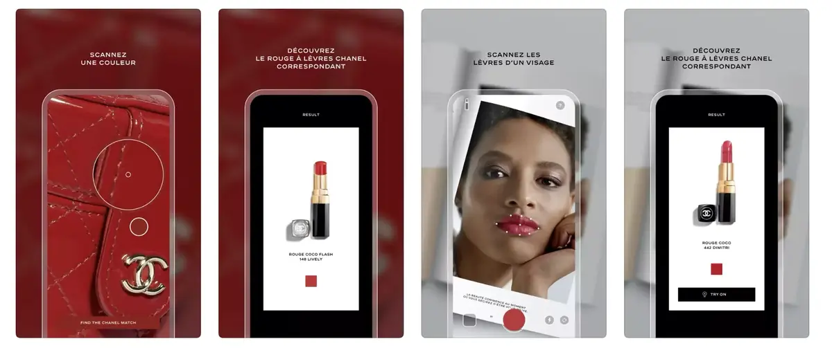 Chanel lance Lipscanner, une app pour trouver son rouge à lèvres idéal