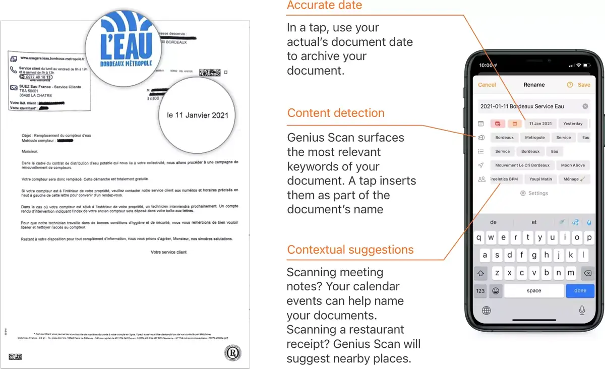 Genius Scan 6 s'appuie sur des algorithmes d'apprentissage automatique