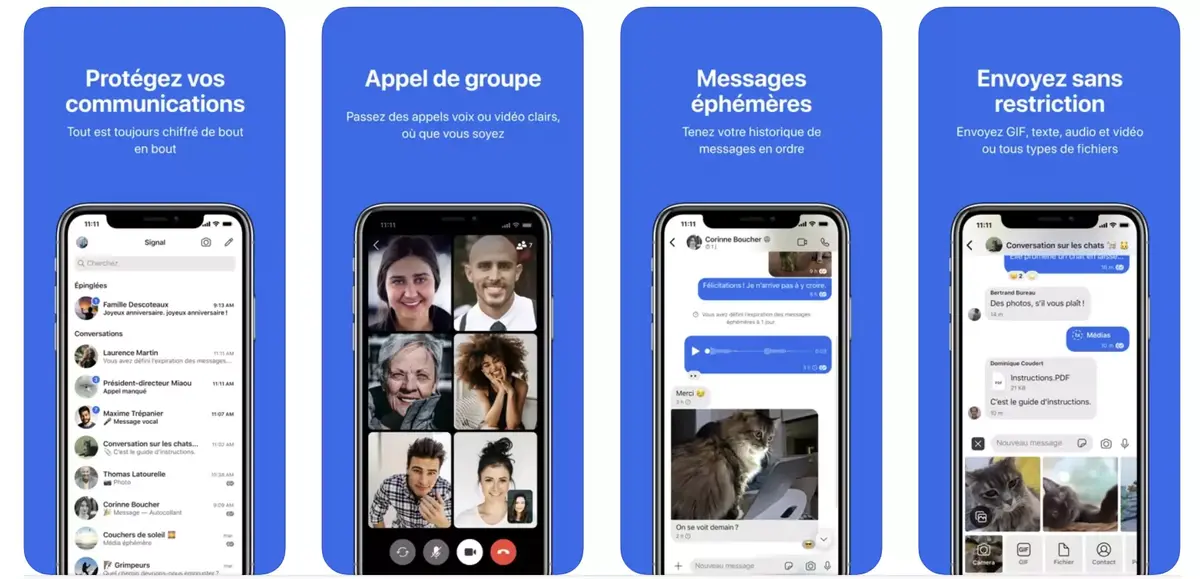 Signal surfe sur la polémique de WhatsApp et met à jour son app